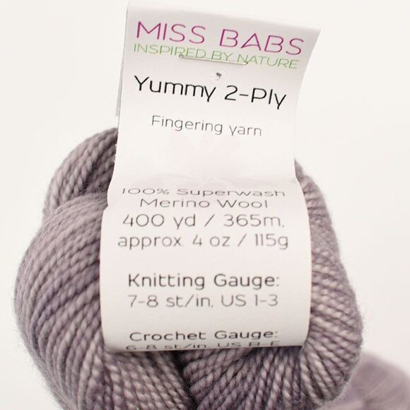 Miss Babs Yummy 2-Ply Fingering Yarn Superwash Merino Wool Color Provence - Picture 3 of 4